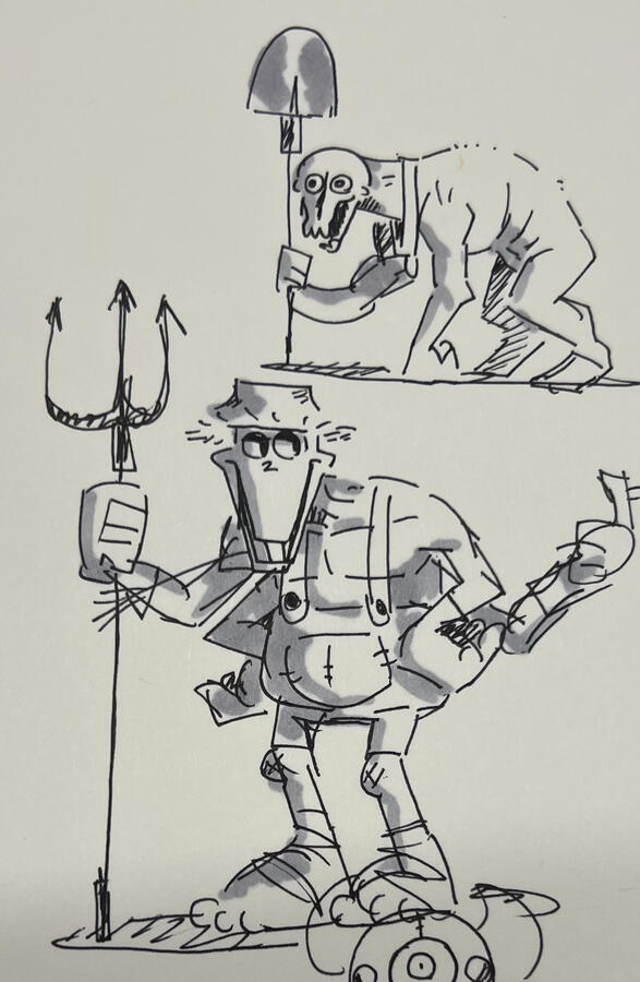 Amish DLC - Scrapped Concepts